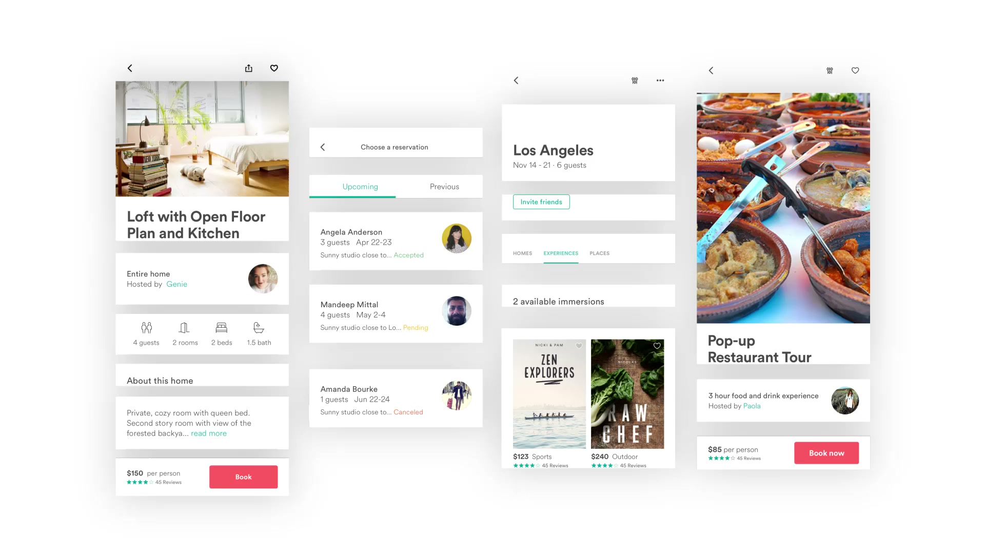 Airbnb Sketching Interfaces